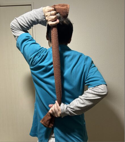 タオルストレッチのやり方